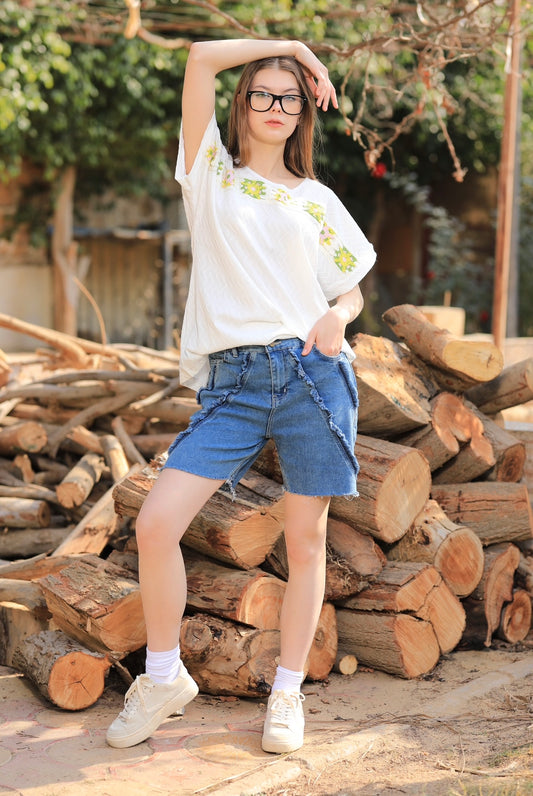 denim short